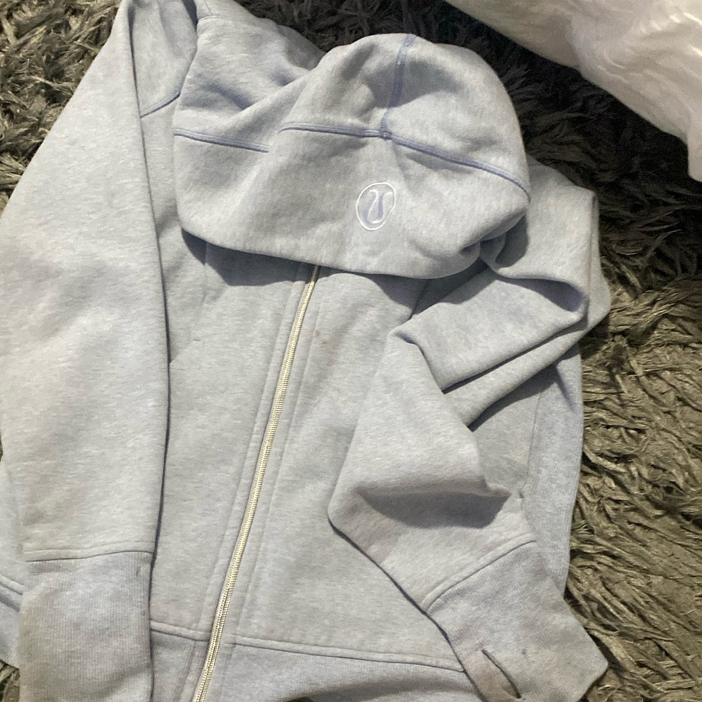 Lululemon full zip purple scuba